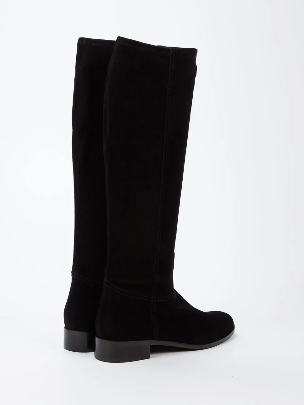 Konstantin Starke – Kniehohe Stiefel aus Lammleder schwarz