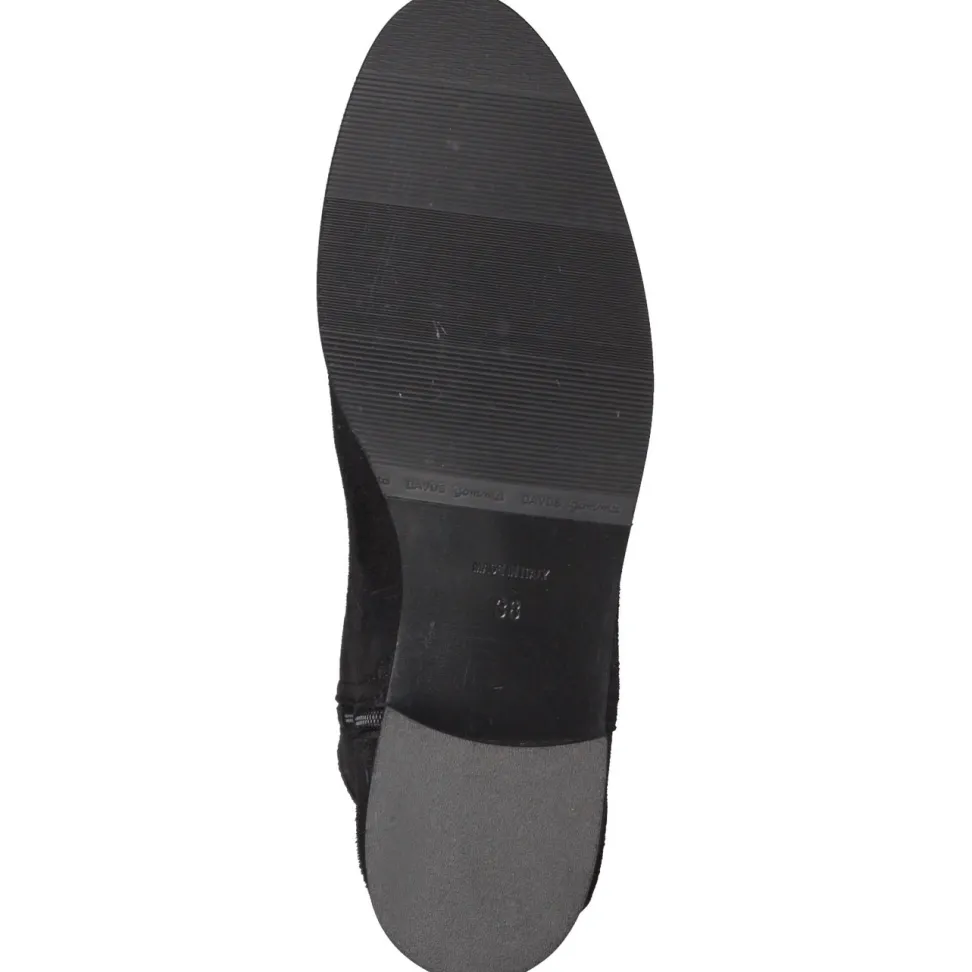 Konstantin Starke – Kniehohe Stiefel aus Lammleder schwarz