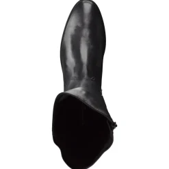 Konstantin Starke – Kniehohe Stiefel aus Glattleder schwarz