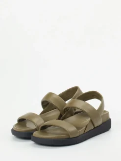 Konstantin Starke – Komfortsandalen aus Kalbleder grün