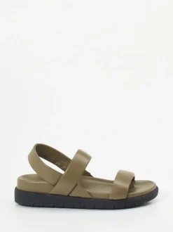 Konstantin Starke – Komfortsandalen aus Kalbleder grün