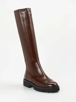 Konstantin Starke – Langschaftstiefel aus Lammleder braun