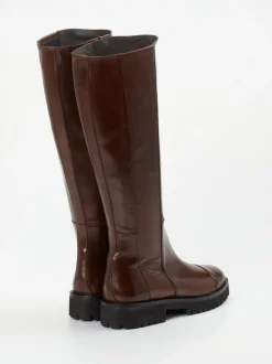 Konstantin Starke – Langschaftstiefel aus Lammleder braun