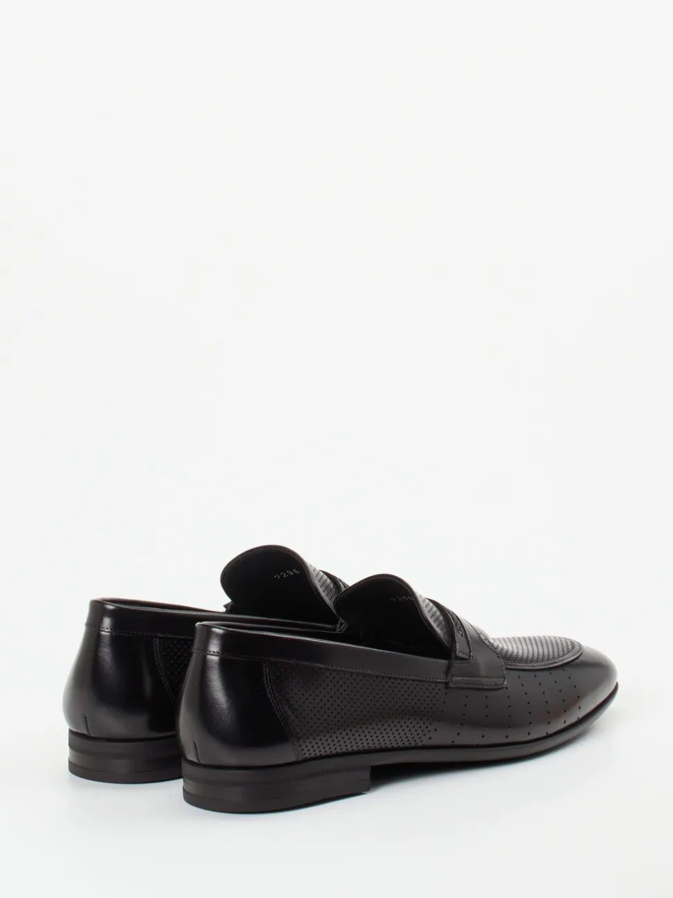 Konstantin Starke – Loafer aus geprägtem Leder schwarz