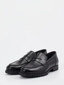 Konstantin Starke – Loafer aus Kalbleder schwarz