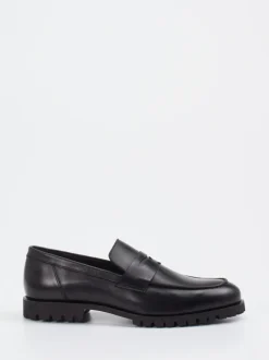 Konstantin Starke – Loafer aus Kalbleder schwarz