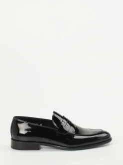 Konstantin Starke – Loafer aus Lackleder Schwarz