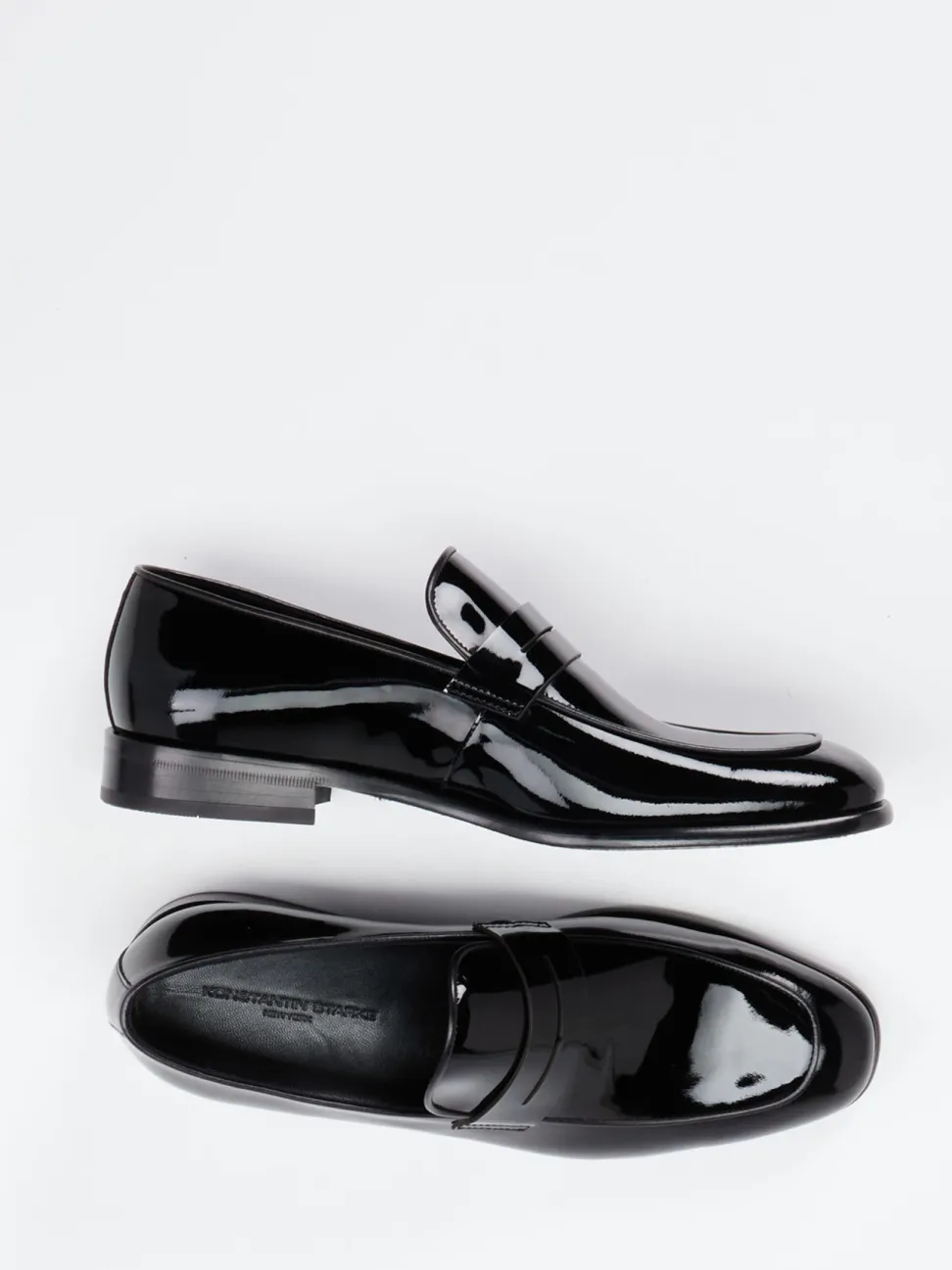 Konstantin Starke – Loafer aus Lackleder Schwarz