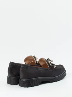 Konstantin Starke – Loafer aus Veloursleder Anthrazit