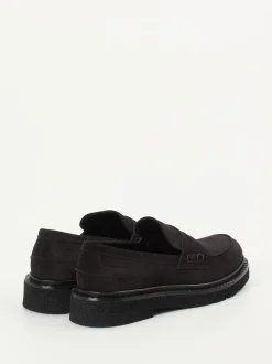 Konstantin Starke – Loafer aus Veloursleder schwarz