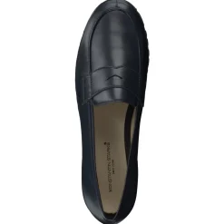 Konstantin Starke – Loafer aus glänzendem Lammleder Dunkelblau