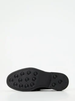 Konstantin Starke – Loafer aus Veloursleder Dunkelbraun