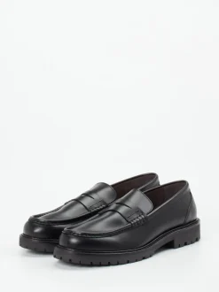 Konstantin Starke – Loafer aus Kalbleder schwarz
