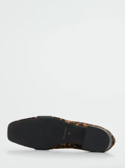 Konstantin Starke – Loafer aus Ponyfell mit Leopardprint