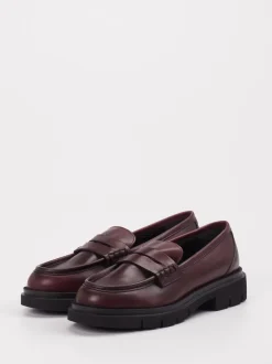 Konstantin Starke – Loafer aus Kalbleder Bordeaux