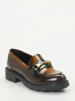 Konstantin Starke – Loafer aus Hochglanzleder Braun