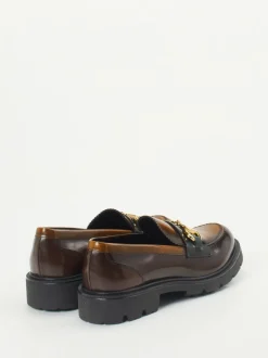 Konstantin Starke – Loafer aus Hochglanzleder Braun