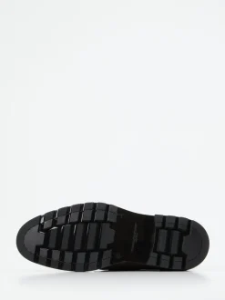 Konstantin Starke – Loafer aus Veloursleder Olivbraun
