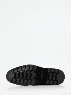 Konstantin Starke – Loafer aus Veloursleder Dunkelblau