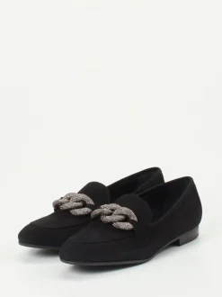 Konstantin Starke – Loafer aus Veloursleder Schwarz