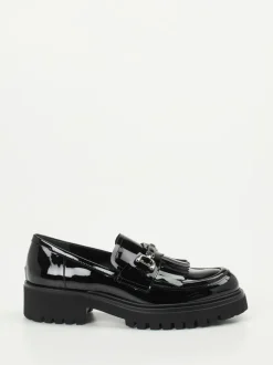 Konstantin Starke – Loafer aus Kalbleder Schwarz Glanz