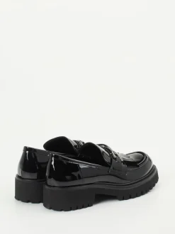 Konstantin Starke – Loafer aus Kalbleder Schwarz Glanz