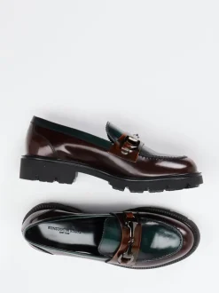 Konstantin Starke – Loafer aus Hochglanzleder Bicolor