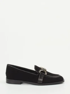 Konstantin Starke – Loafer aus Veloursleder Schwarz