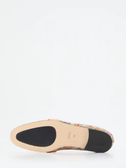 Konstantin Starke – Loafer aus glänzendem Textil Rosé