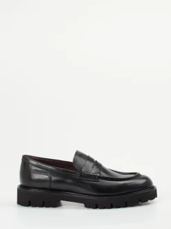 Konstantin Starke – Loafer aus Büffelleder schwarz