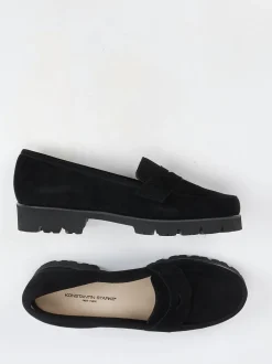 Konstantin Starke – Loafer aus Veloursleder Schwarz