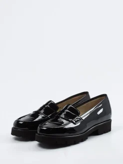 Konstantin Starke – Loafer aus Lackleder Schwarz