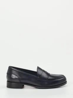 Konstantin Starke – Loafer aus Kalbleder in Dunkelblau