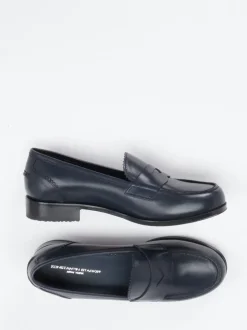 Konstantin Starke – Loafer aus Kalbleder in Dunkelblau