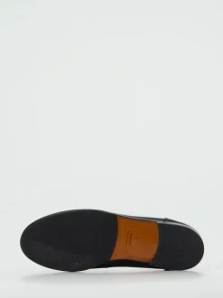 Konstantin Starke – Loafer aus Kalbleder in Dunkelblau