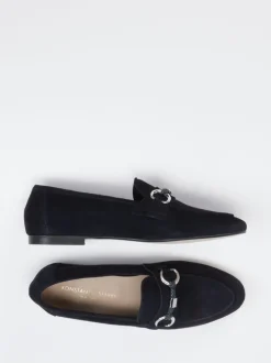Konstantin Starke – Loafer aus Veloursleder Schwarz