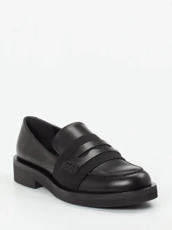 Konstantin Starke – Loafer aus Kalbleder schwarz