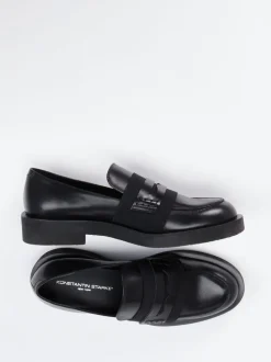 Konstantin Starke – Loafer aus Kalbleder schwarz