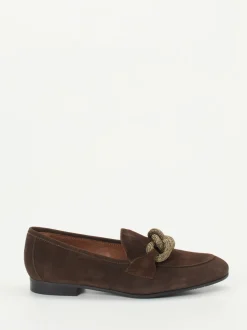 Konstantin Starke – Loafer aus Veloursleder Dunkelbraun