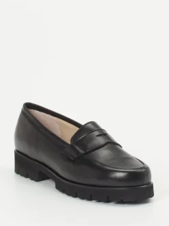 Konstantin Starke – Loafer aus Lammleder Schwarz