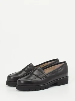 Konstantin Starke – Loafer aus Lammleder Schwarz