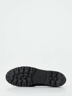 Konstantin Starke – Loafer aus Veloursleder Dunkelblau