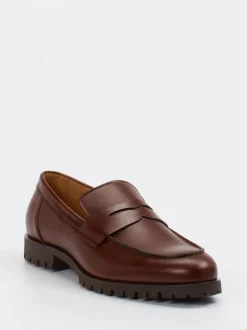 Konstantin Starke – Loafer aus Kalbleder Dunkelbraun