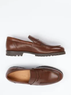 Konstantin Starke – Loafer aus Kalbleder Dunkelbraun
