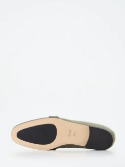 Konstantin Starke – Loafer aus Textil in Olivgrün