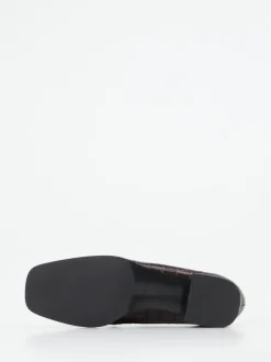 Konstantin Starke – Loafer aus geprägtem Leder braun