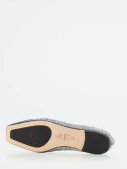 Konstantin Starke – Loafer aus Metallicleder silber