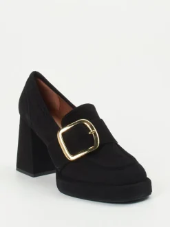 Konstantin Starke – Loafer-Pumps aus Veloursleder Schwarz