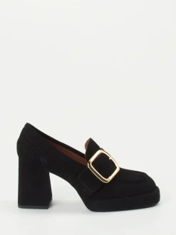 Konstantin Starke – Loafer-Pumps aus Veloursleder Schwarz