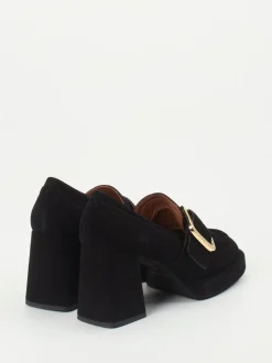 Konstantin Starke – Loafer-Pumps aus Veloursleder Schwarz